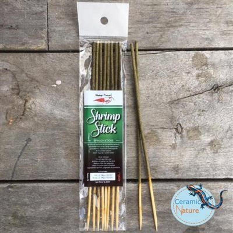 SHRIMP LOLLIES SPINAT , 20CM, 10 STK.
