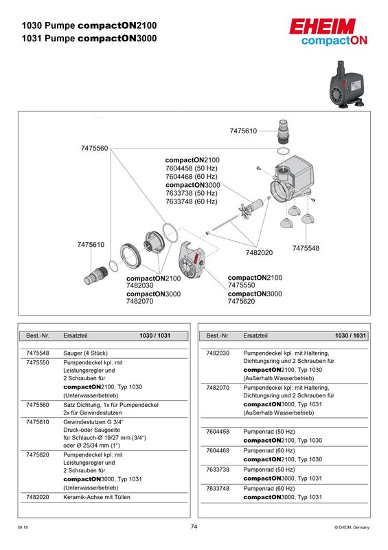 EHEIM CompactON 3000