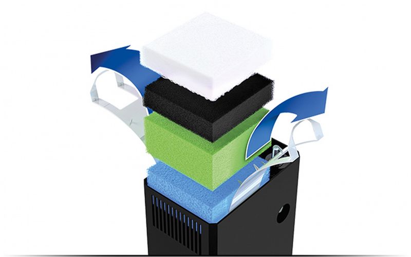 Trigon 350 LED Sort