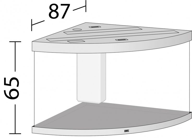 Trigon 350 LED Sort