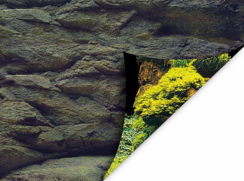 Bakgrunn 100x50cm ROCK/PLANTS 