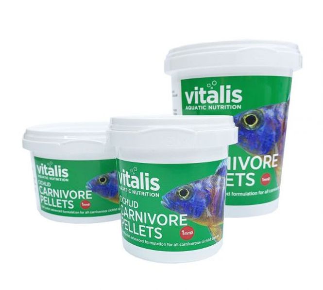 Hovedbilde VITALIS CICHLID CARNIVORE PELLETS (1mm) 260G