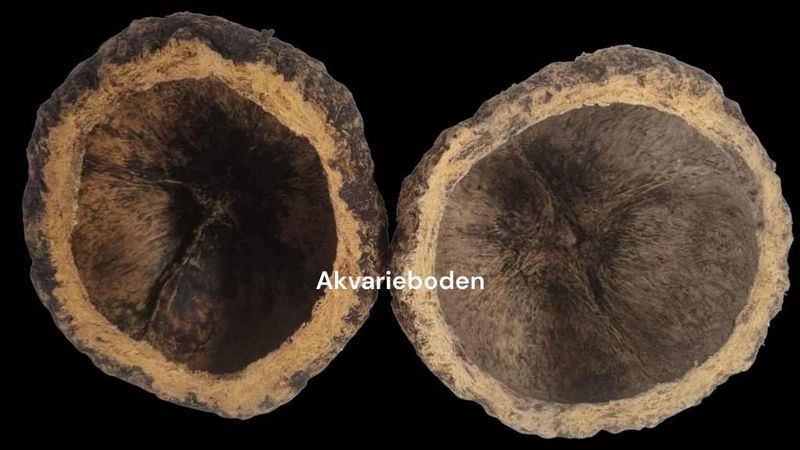Brazil nut half shell