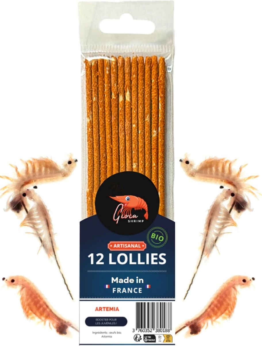 Gioia Shrimp Lollies Artemia 12pk