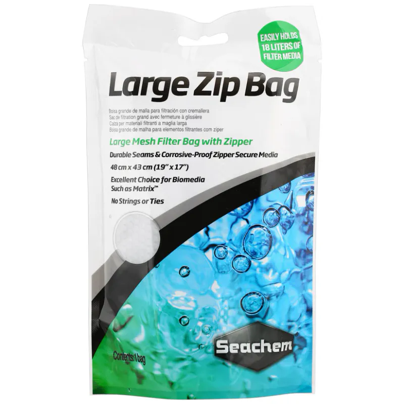 Seachem Zip Bag Large 1,8 Liter 