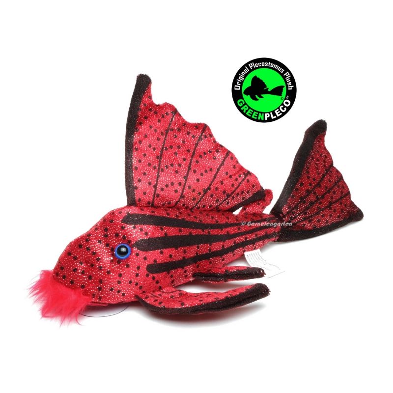 GreenPleco - Crimson Plushie