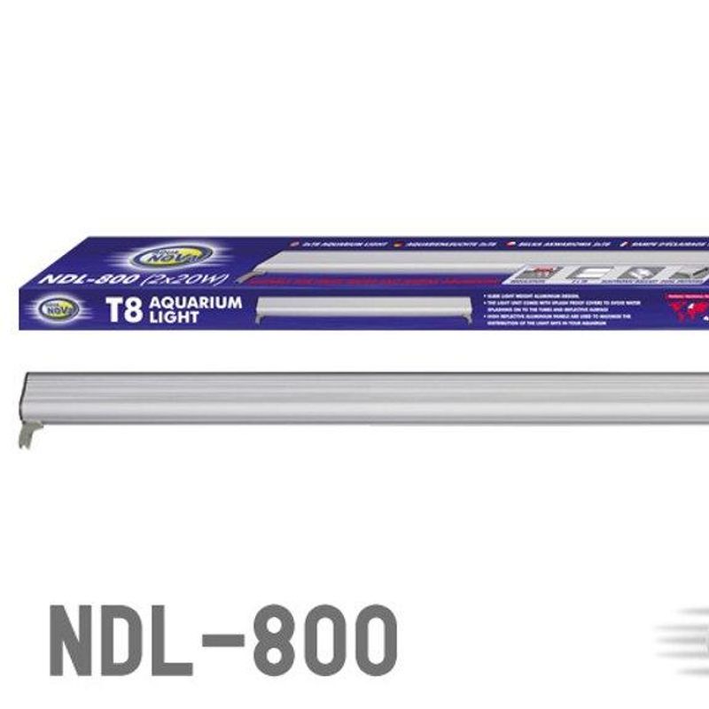 Dobbel Lysarmatur 2x20W T8 80cm