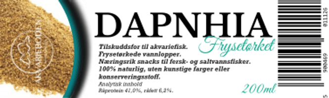 Hovedbilde Frysetørket Daphnia 200ml 