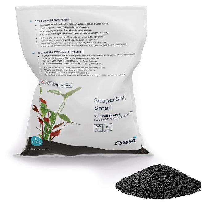 Hovedbilde Oase ScaperLine Soil Small black Powder 3 Liter